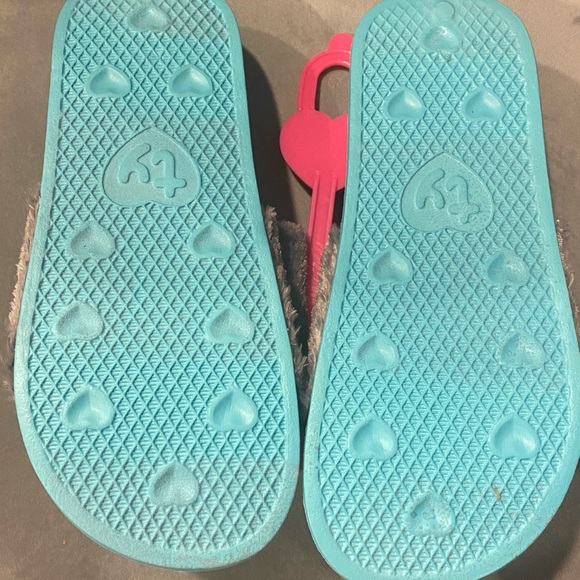 New TY Plush Flip Flop Sandal, Kids Size 1-3 - Picture 3 of 8
